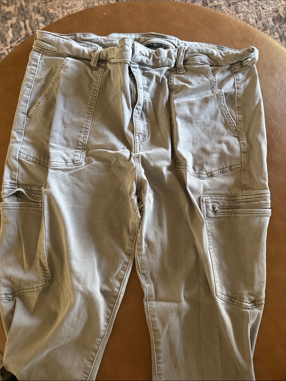 American Eagle Outfitters Women's Jeggings in Olive Green